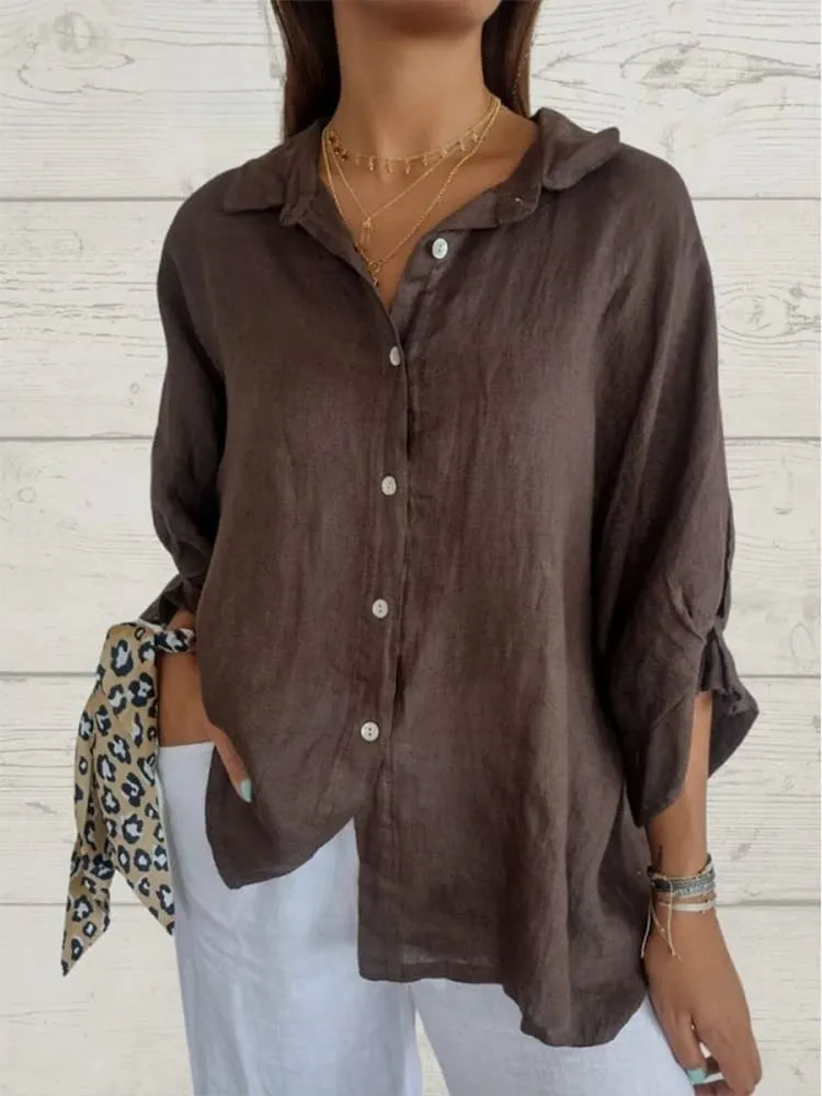 Cheryl | Stylish Linen Women's Blouse