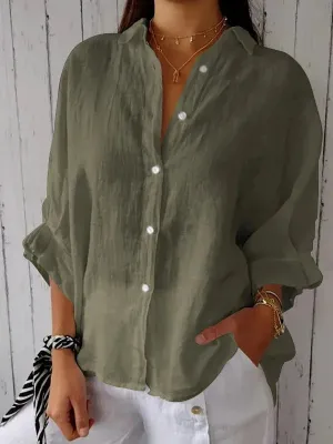 Cheryl | Stylish Linen Women's Blouse