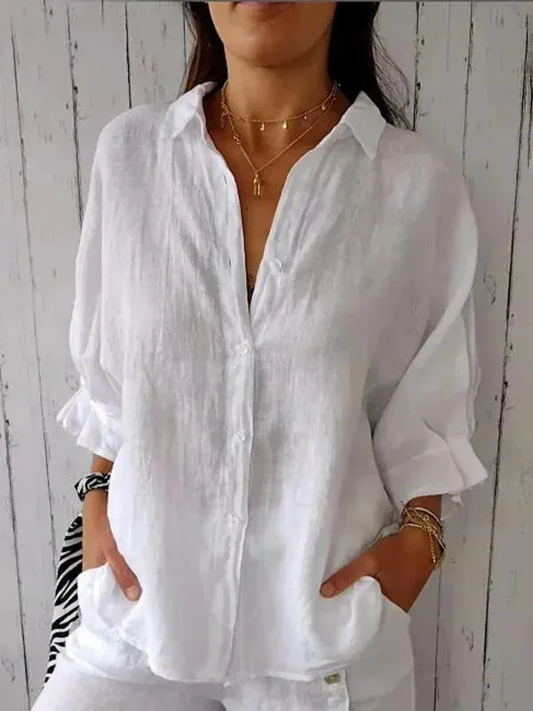Cheryl | Stylish Linen Women's Blouse