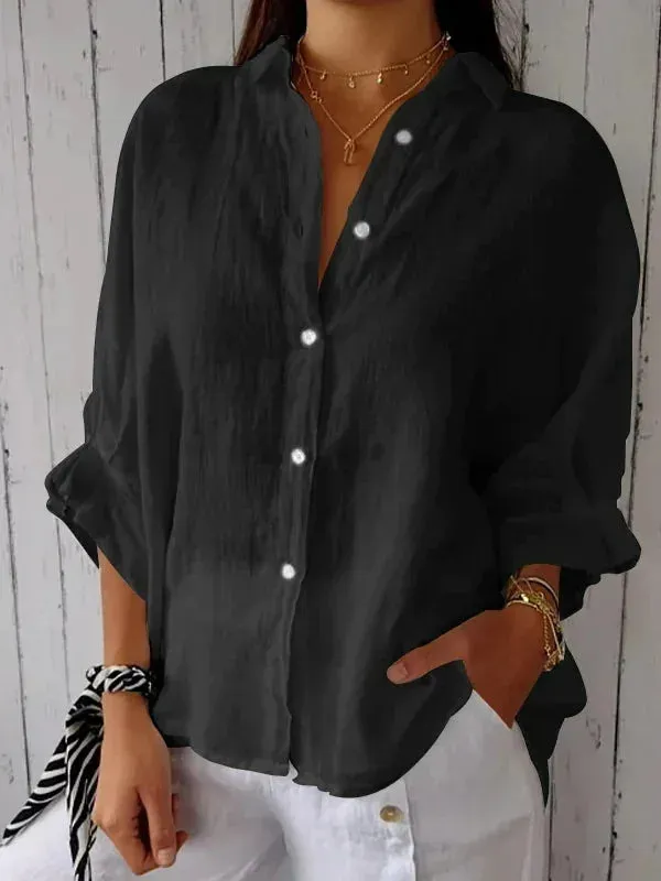 Cheryl | Stylish Linen Women's Blouse