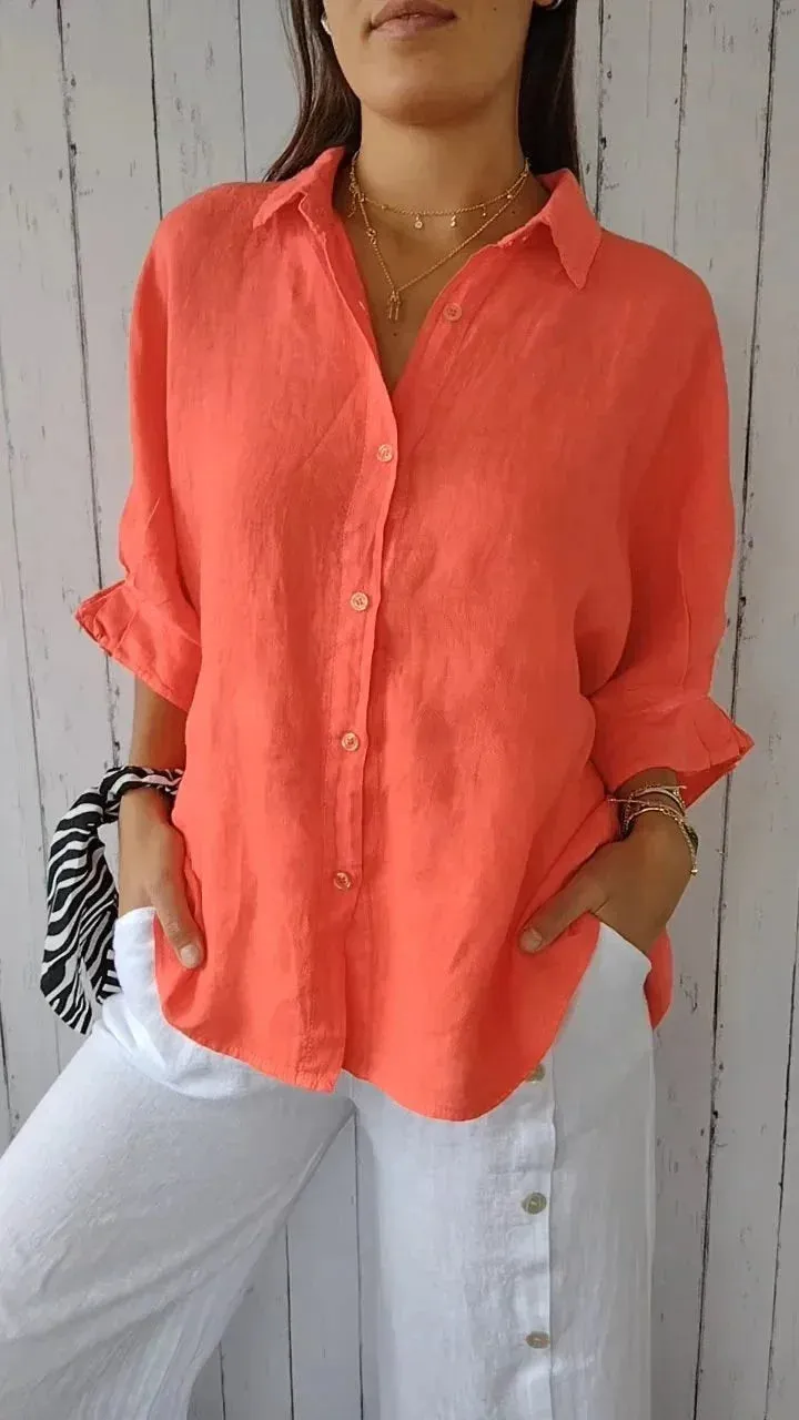 Cheryl | Stylish Linen Women's Blouse