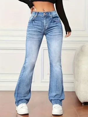 Chic Flared Jeans | Perfekt für Alltagstragen für Damen