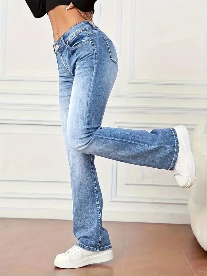 Chic Flared Jeans | Perfekt für Alltagstragen für Damen