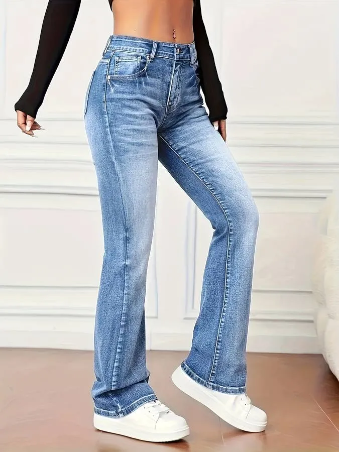 Chic Flared Jeans | Perfekt für Alltagstragen für Damen