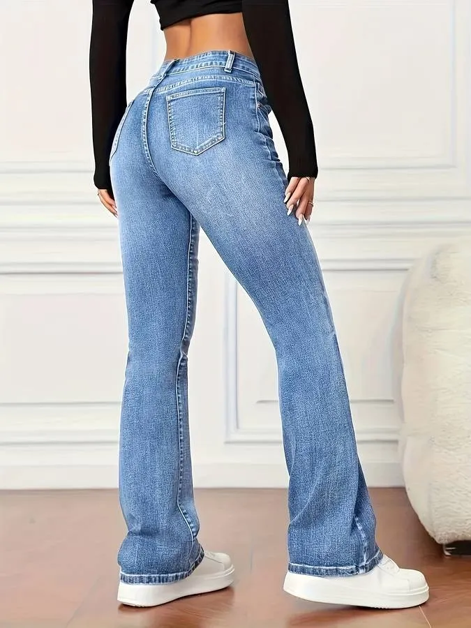 Chic Flared Jeans | Perfekt für Alltagstragen für Damen