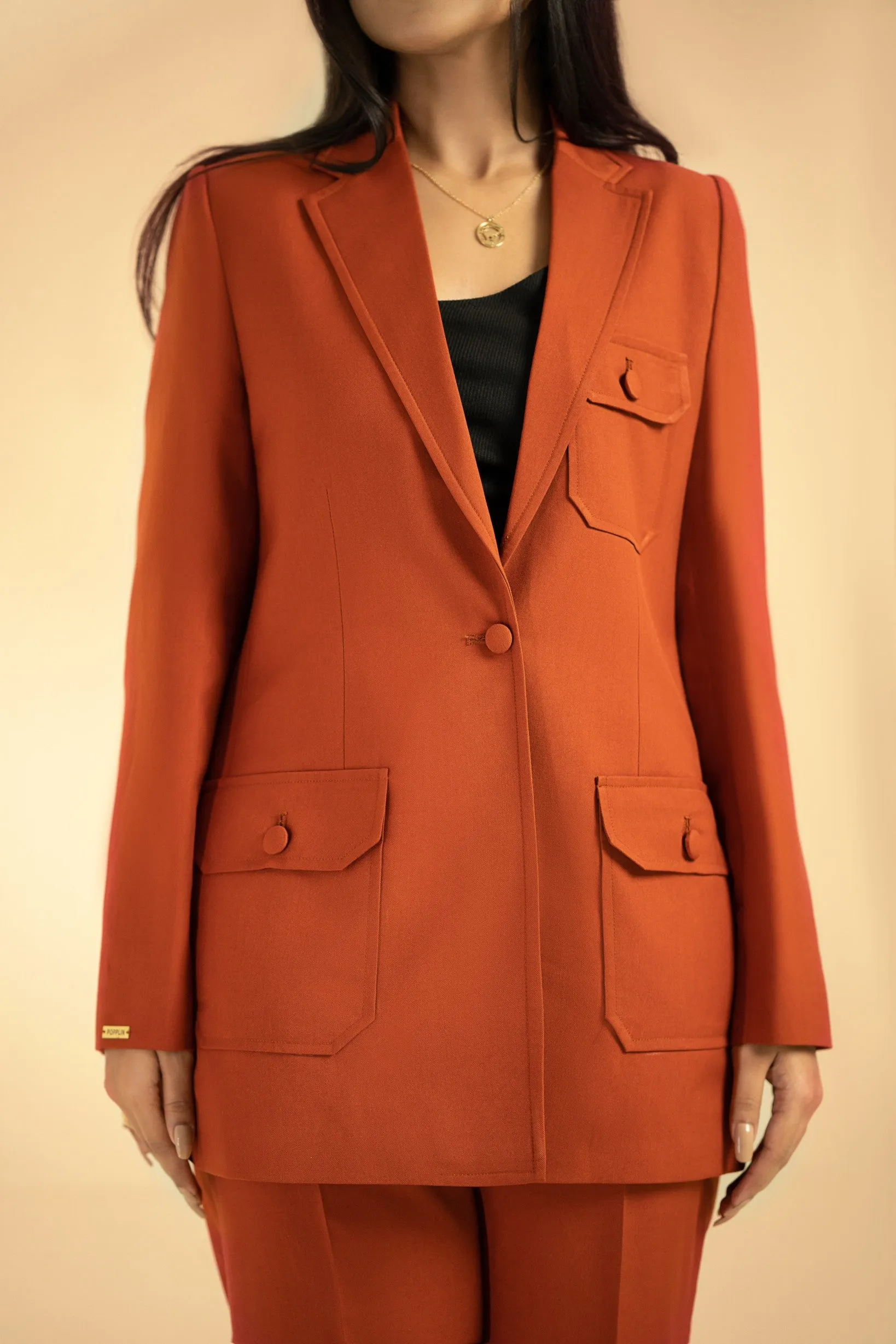 Cinnamon - Front Pocket Suit