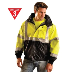 Class 3 Black Bottom Bomber Jacket - Extra Large