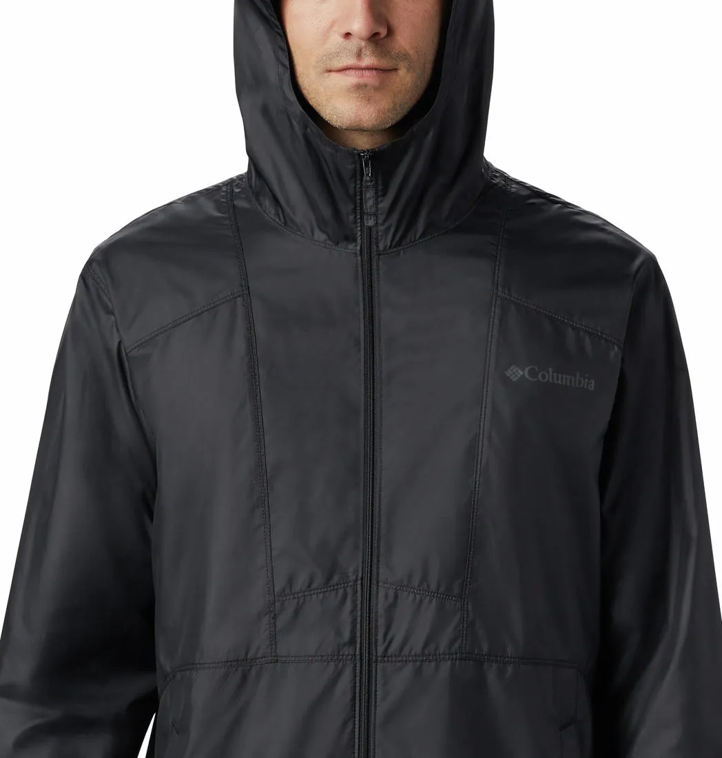 Columbia Men Black Flashback Windbreaker Rain Jacket