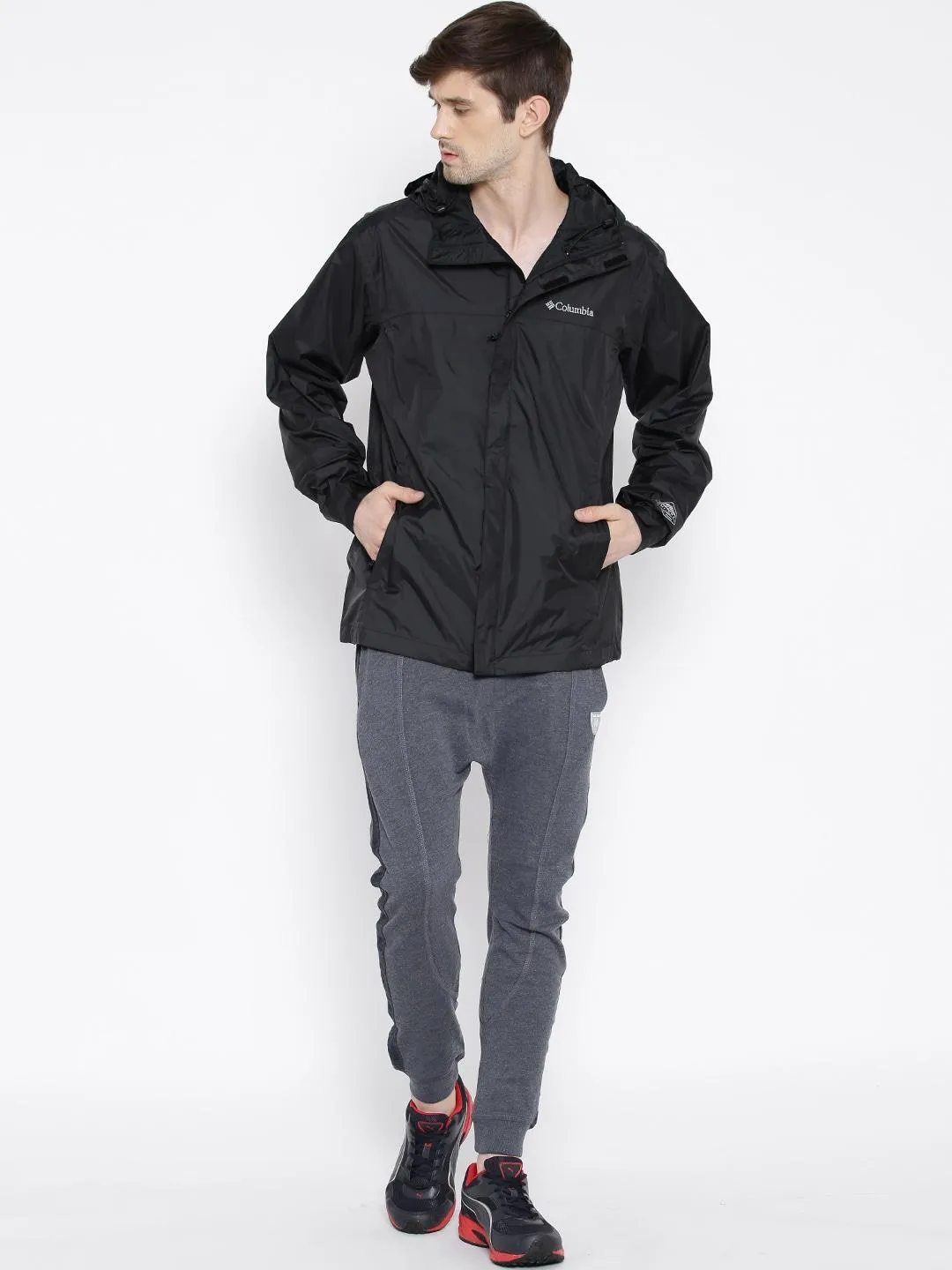 Columbia Men Black Watertight II Rain Jacket