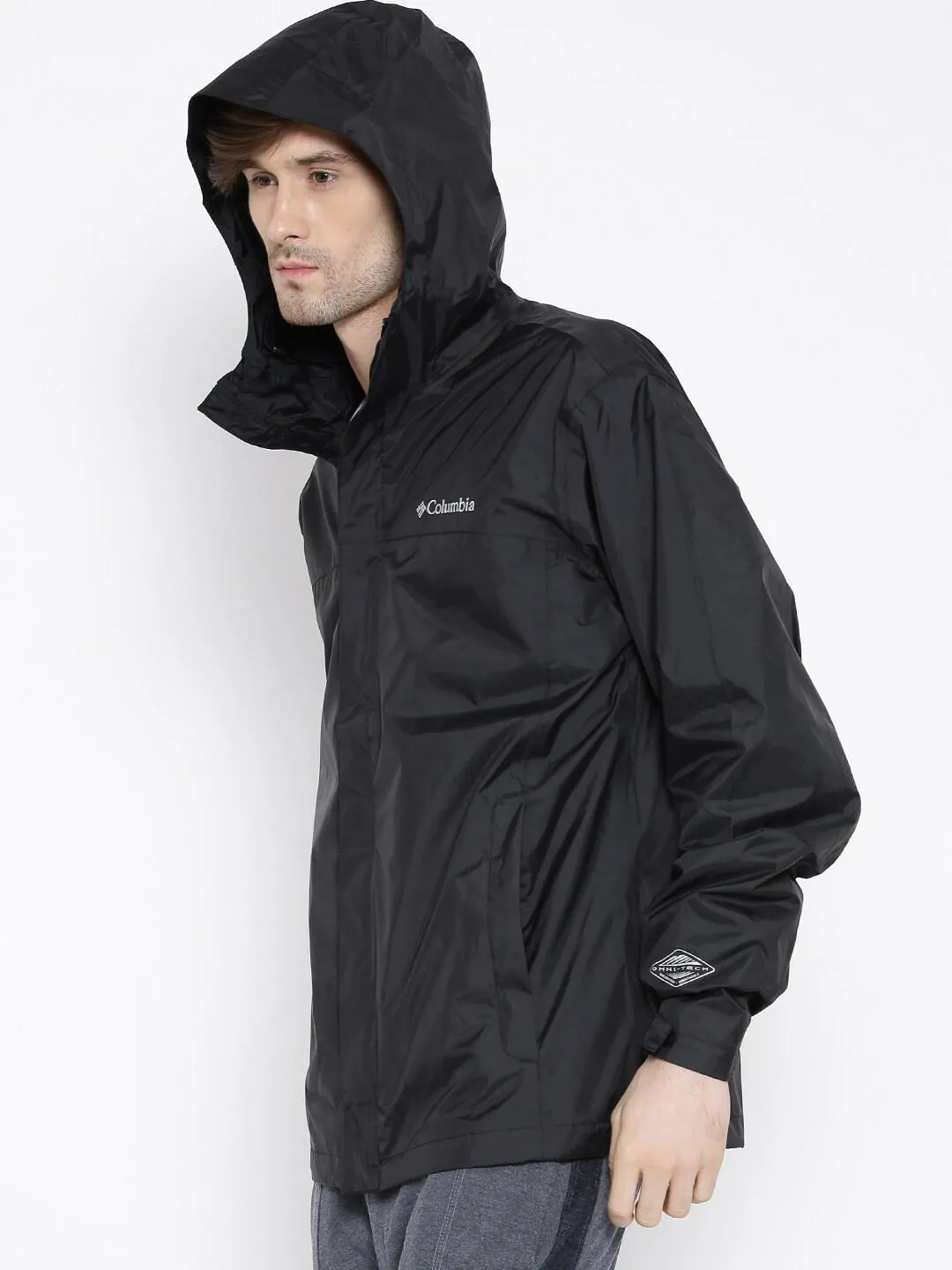 Columbia Men Black Watertight II Rain Jacket