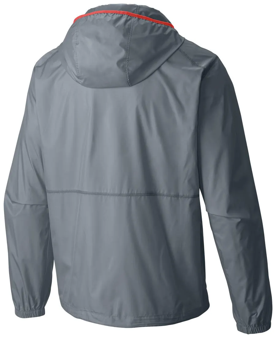 Columbia Men Grey Flash Forward Windbreaker Rain Jacket