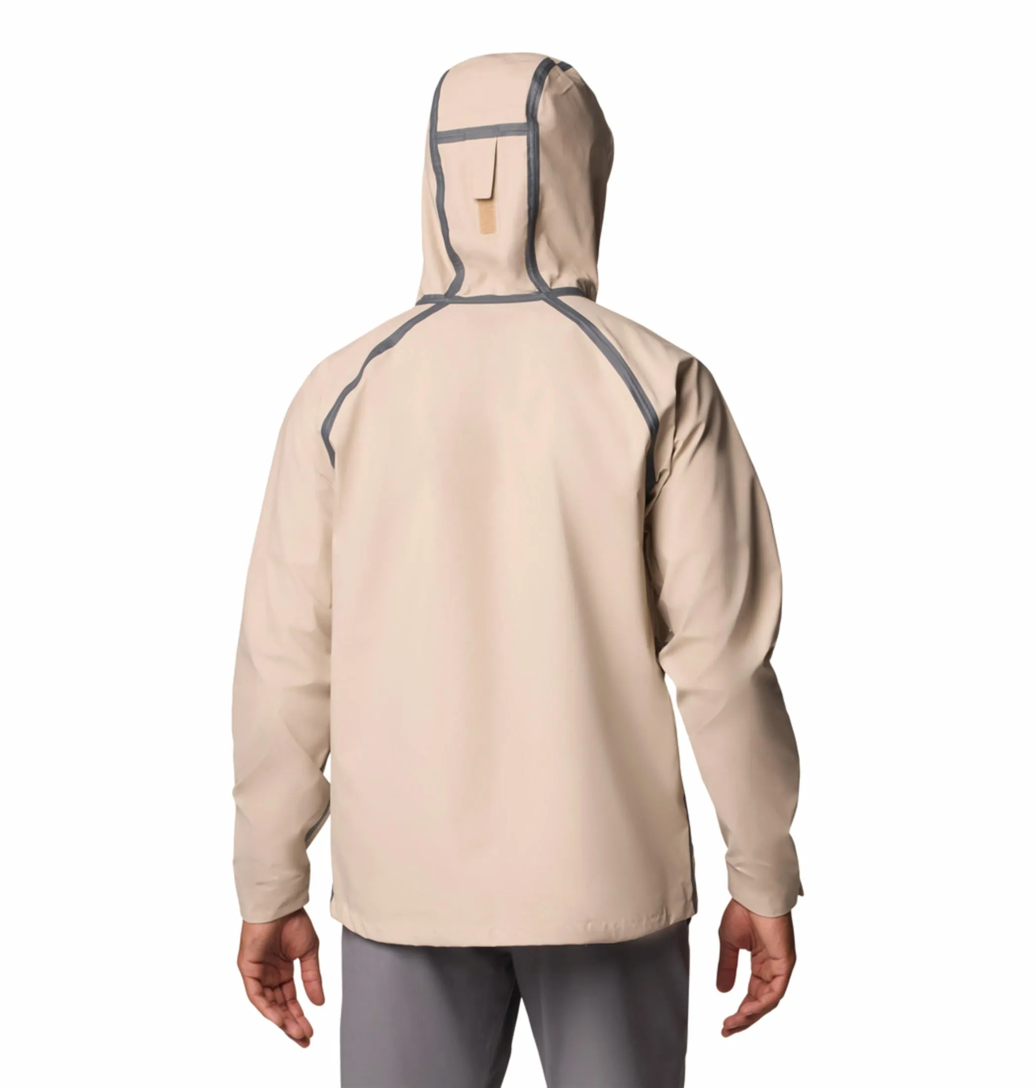Columbia Mens Beige OutDry Extreme Reign No Shine Rain Jacket