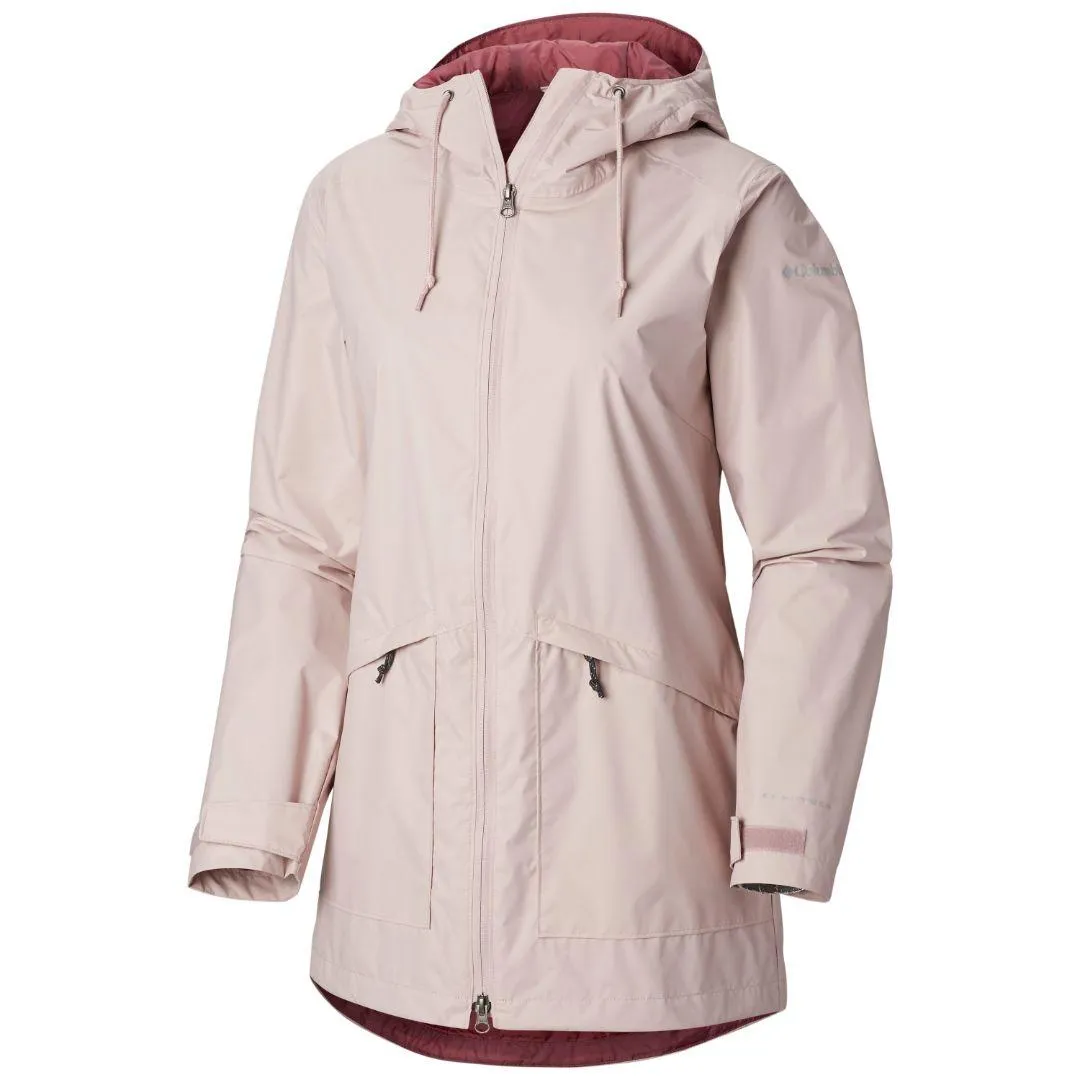 Columbia Women Pink Arcadia Casual Rain Jacket