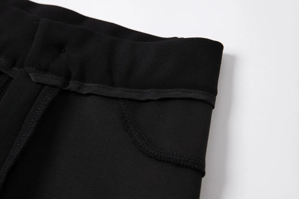Comfortable Solid Color Flared-Leg Trousers for Women