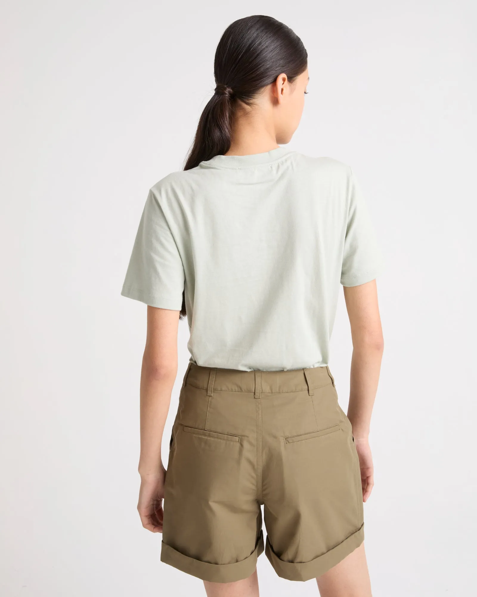 Cotton-cashmere jersey T-shirt