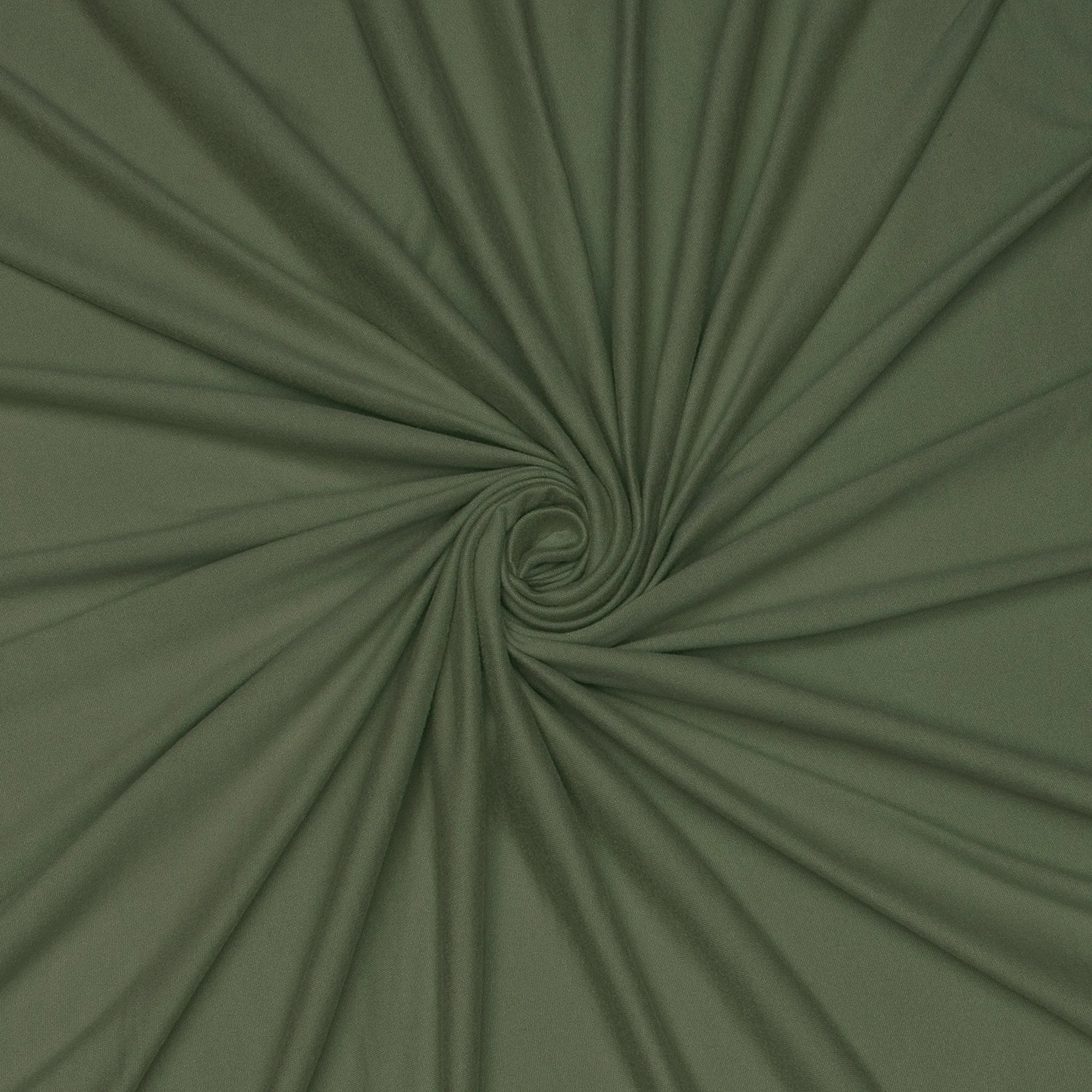 Cotton Knit Plain Olive