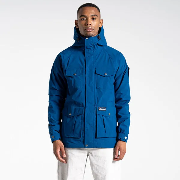 Craghoppers Men's Canyon Waterproof Jacket Poseidon Blue CUW020