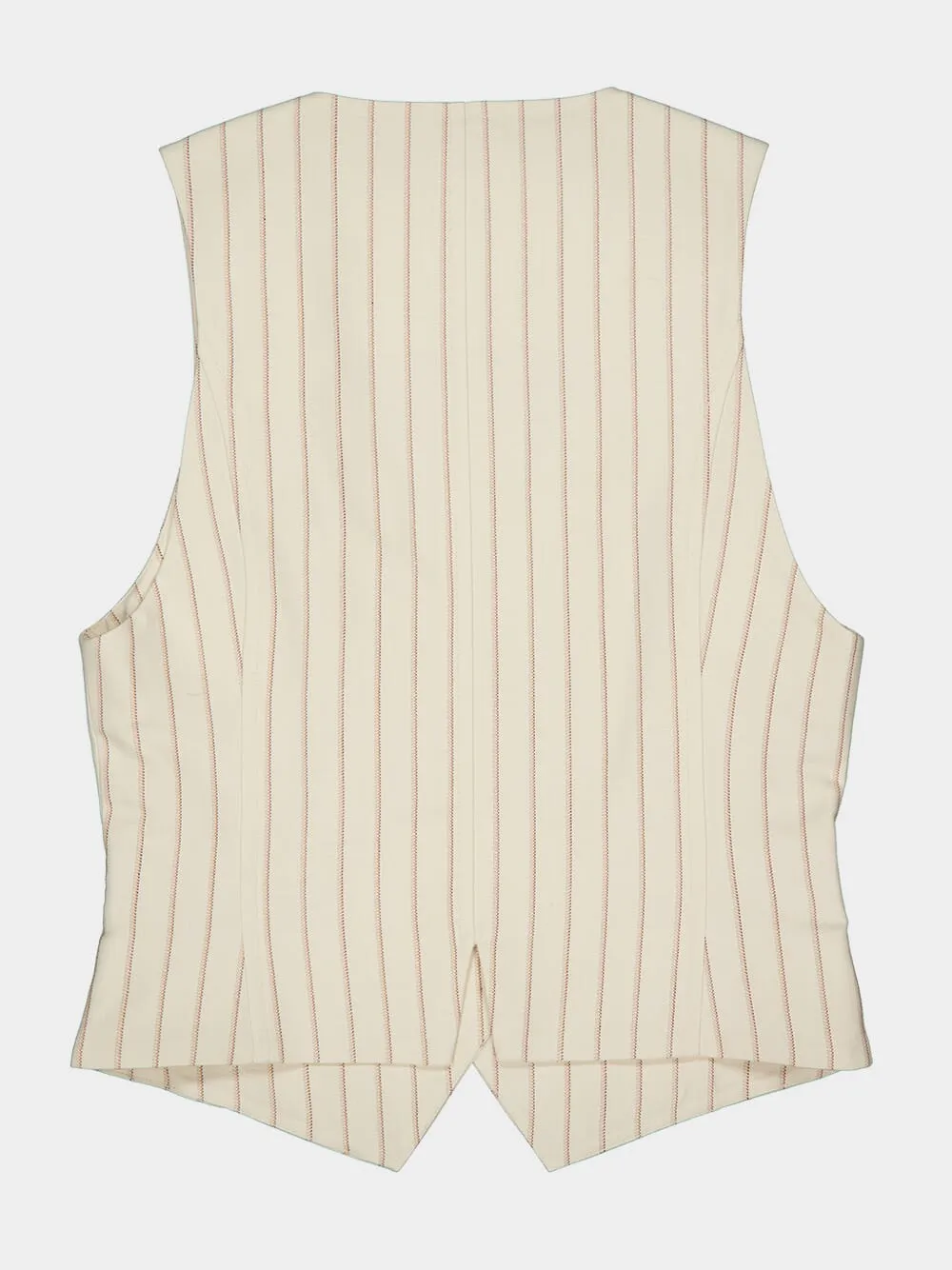 Cream Pinstripe Tranquillity Waistcoat