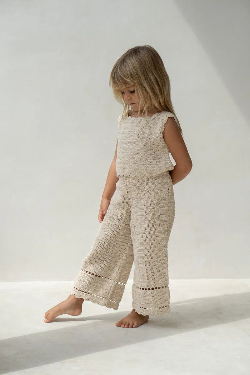 Crochet Pants - Ecru