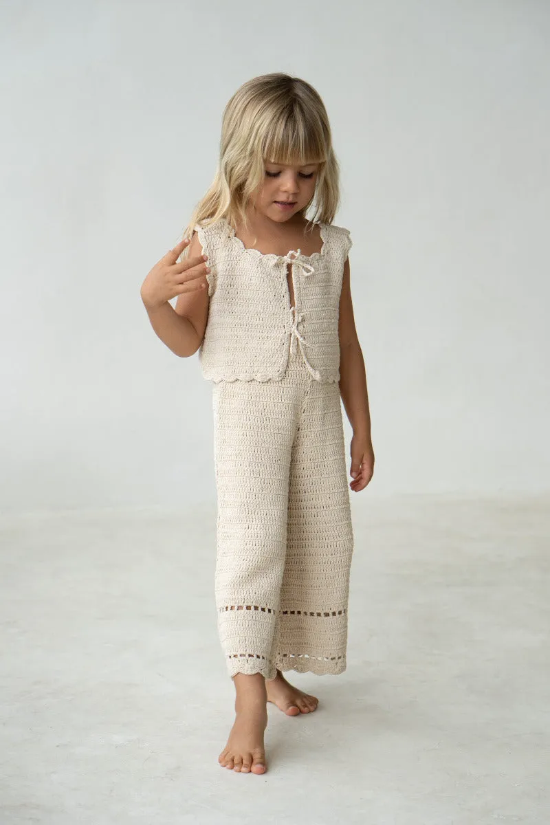 Crochet Pants - Ecru