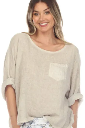 Cuffed Sleeve Top