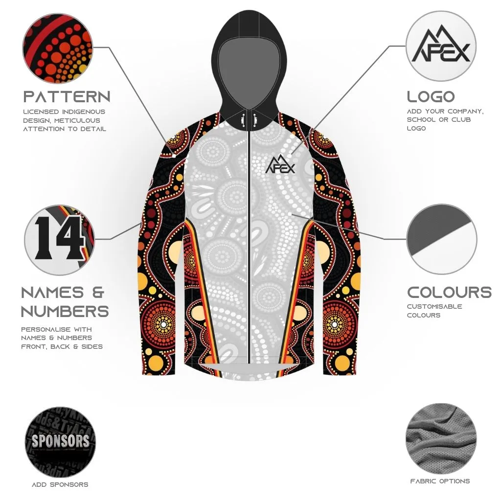 Custom Rain Jacket - Indigenous 011