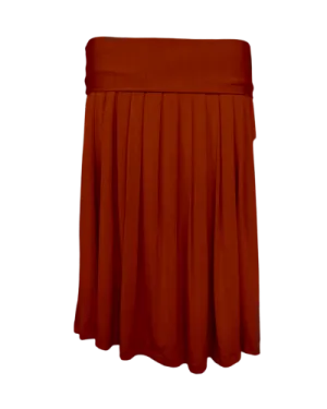 dance pleated midi skirt / primary colors