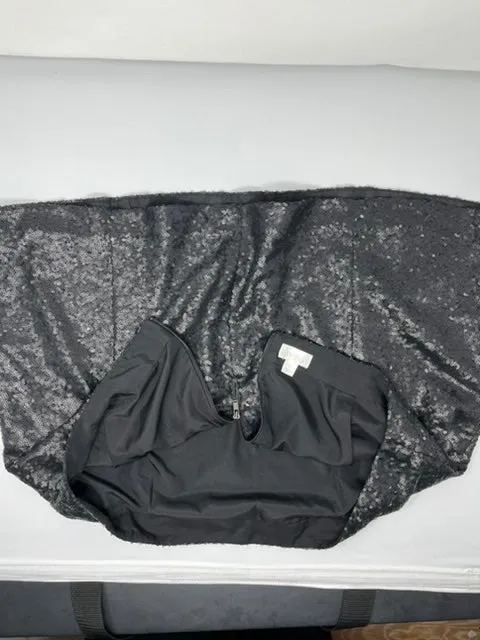 DECREE BLACK SEQUINS MINI, size XL. #860