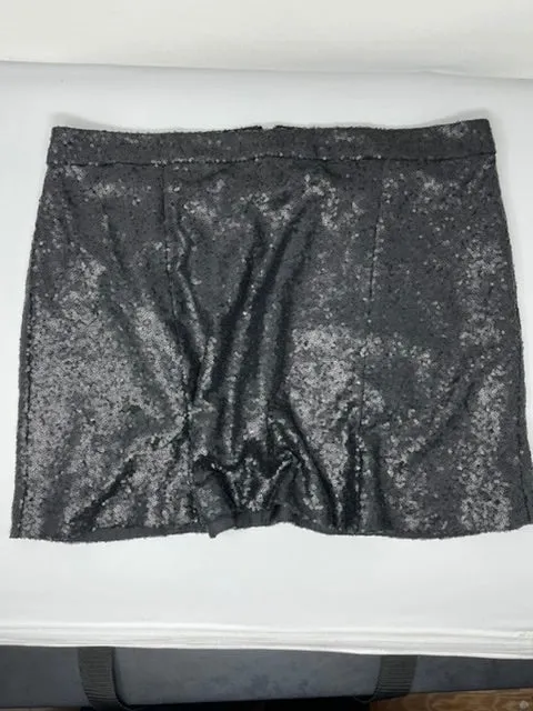 DECREE BLACK SEQUINS MINI, size XL. #860