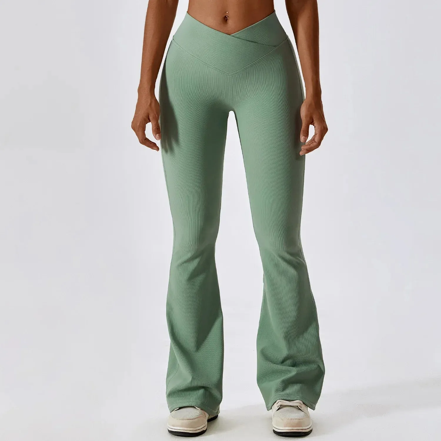 Delilah -  High Waist Active Flare Pants