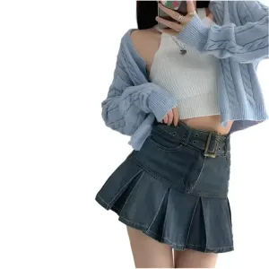 Demin Mini Skirt Y2K