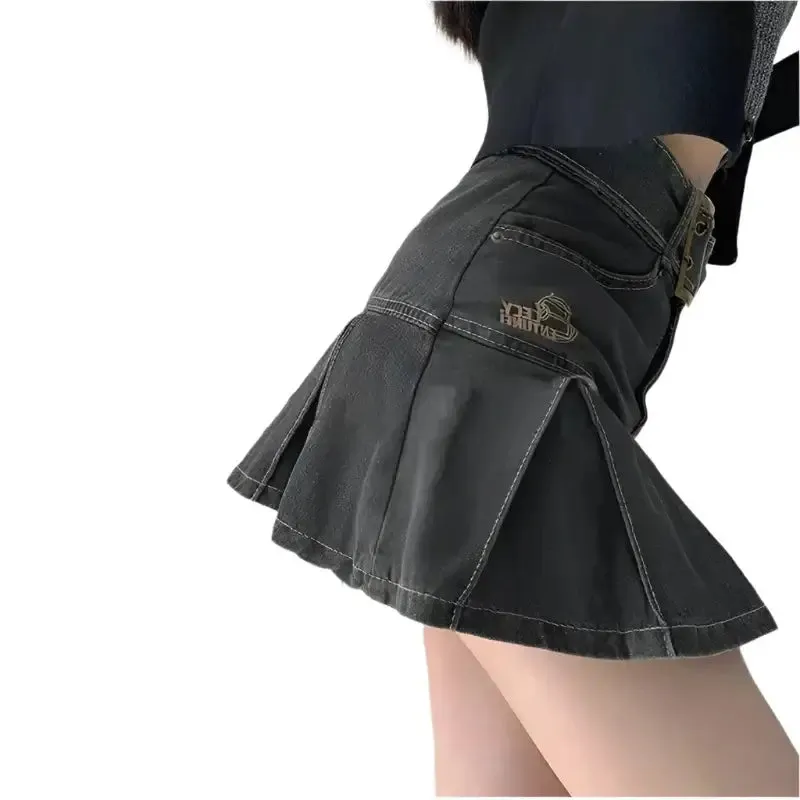 Demin Mini Skirt Y2K