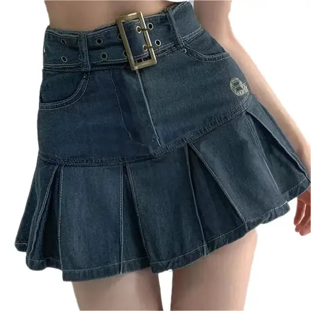 Demin Mini Skirt Y2K