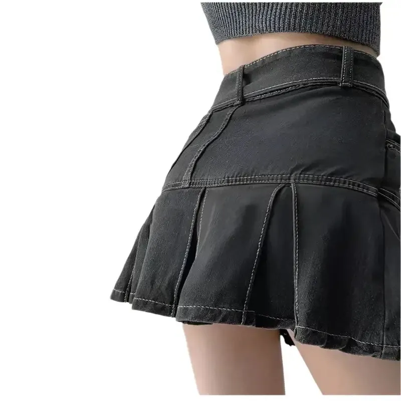 Demin Mini Skirt Y2K