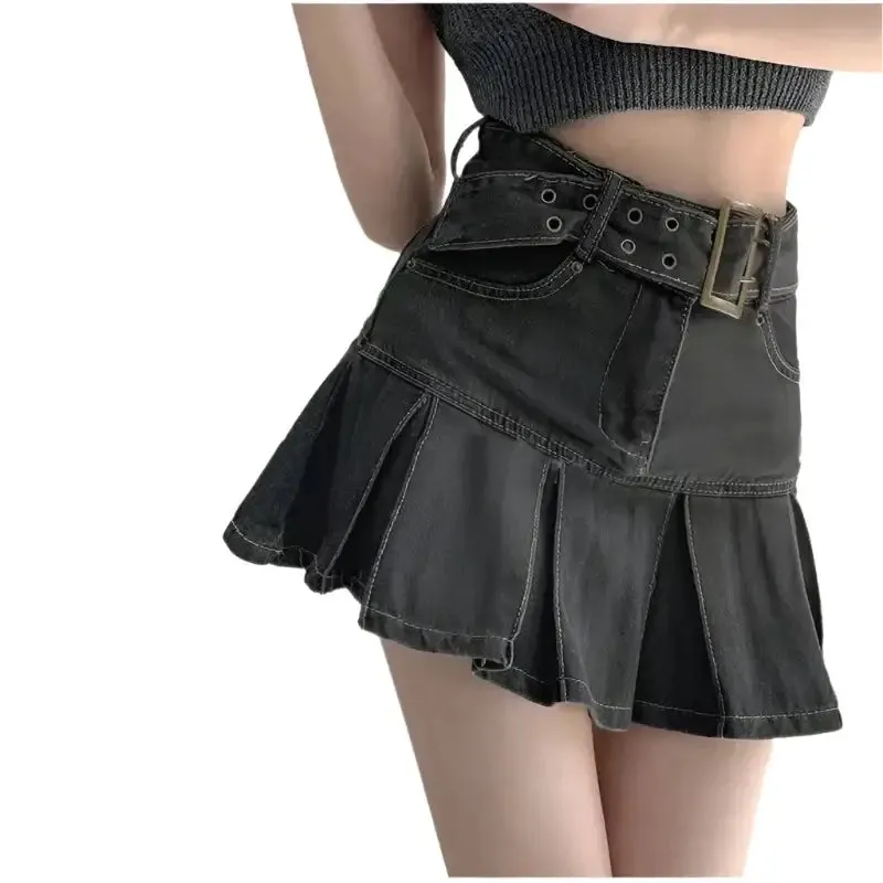 Demin Mini Skirt Y2K