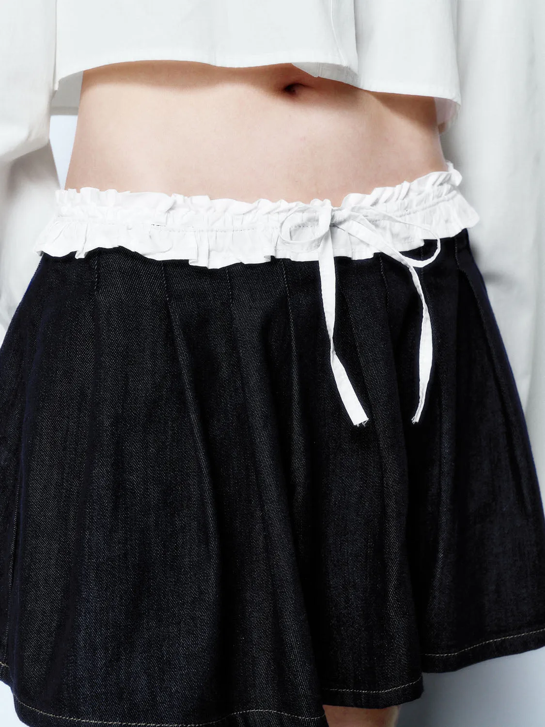 Denim Mini Skirts