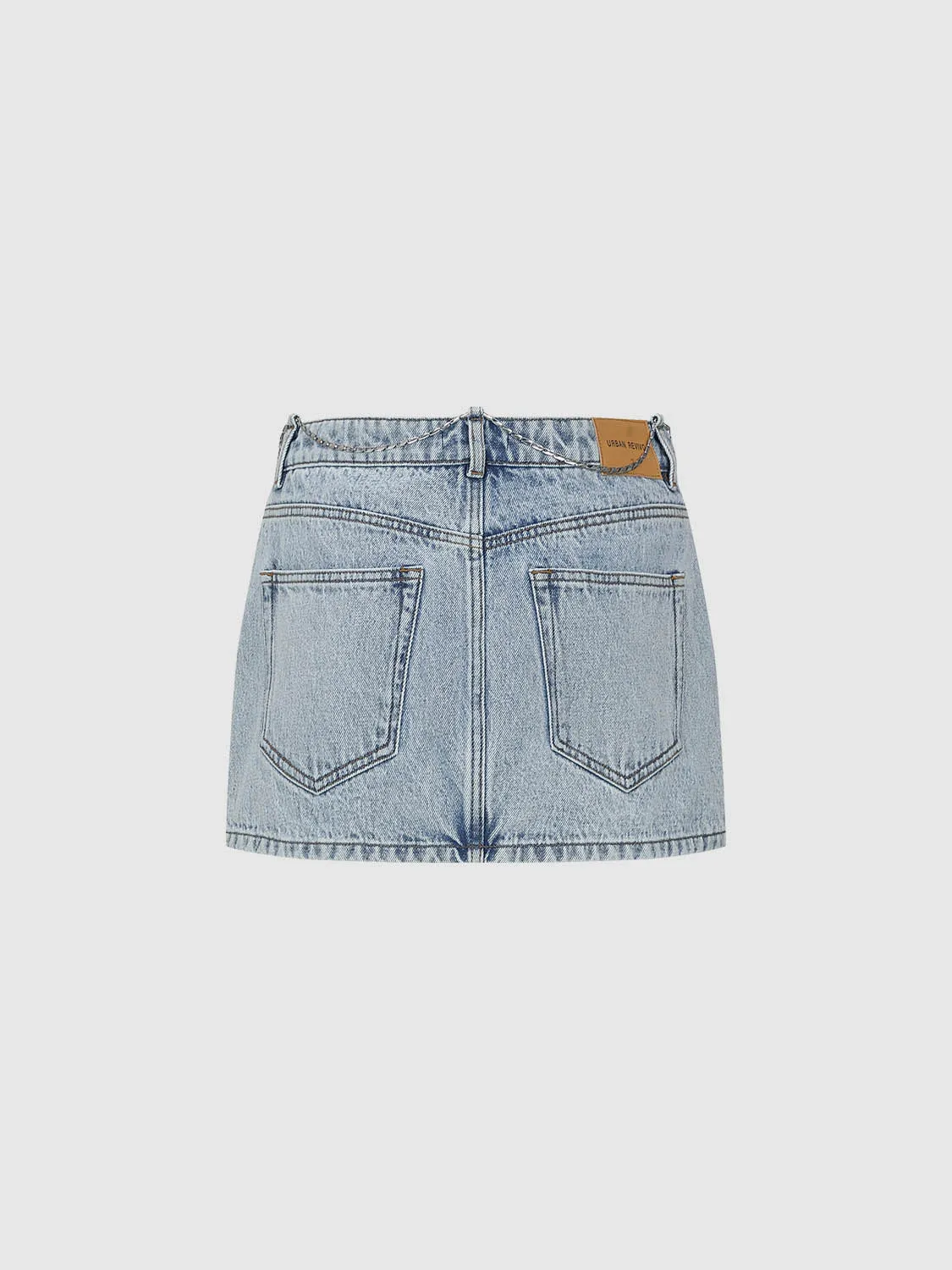 Denim Mini Skirts