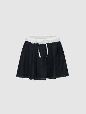 Denim Mini Skirts
