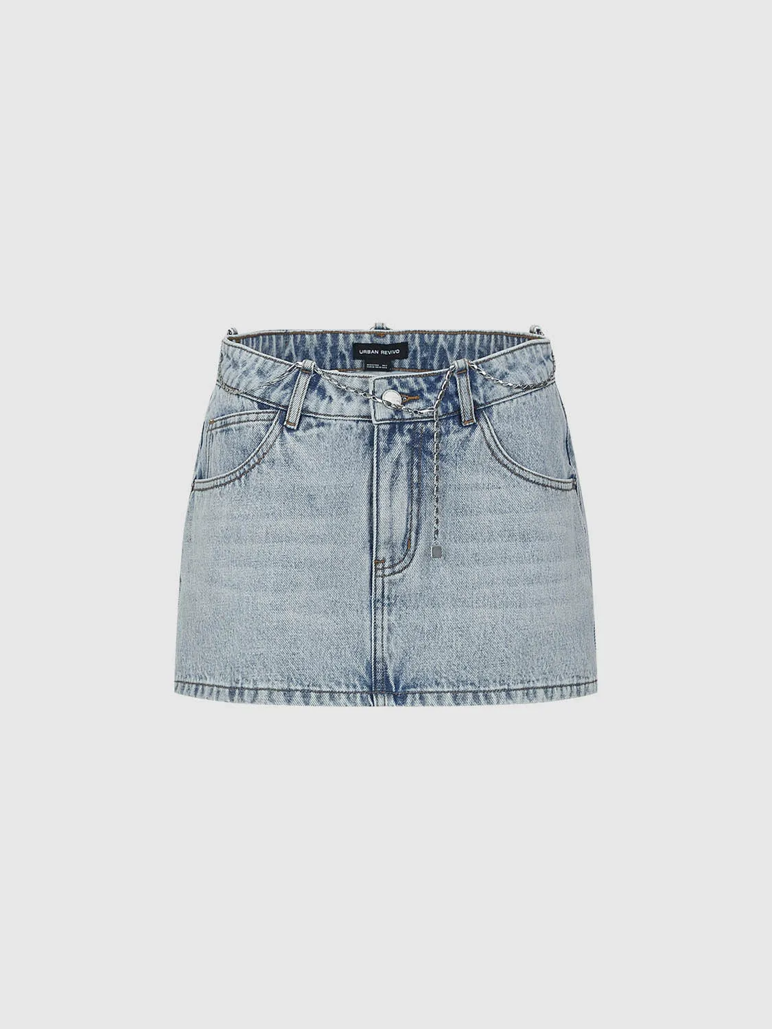 Denim Mini Skirts