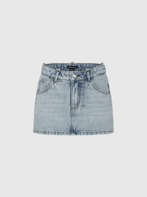 Denim Mini Skirts