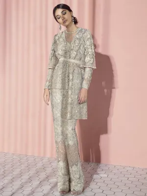 Designer Embellished Shirt Trouser for Indian Bridal Wear