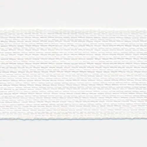 [Discontinued] Ramie Georgette Ribbon #01 White