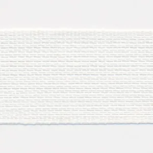 [Discontinued] Ramie Georgette Ribbon #01 White