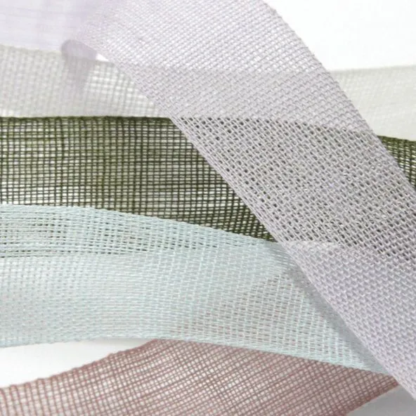 [Discontinued] Ramie Georgette Ribbon #05 Pale Pink