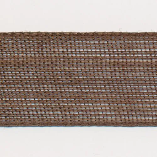 [Discontinued] Ramie Georgette Ribbon #36 Dark Brown