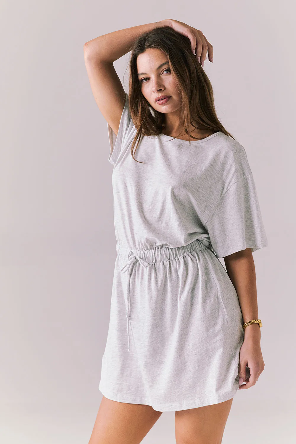 Dixie Light Heather Grey Mini Dress