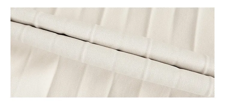 drape pleated skirt