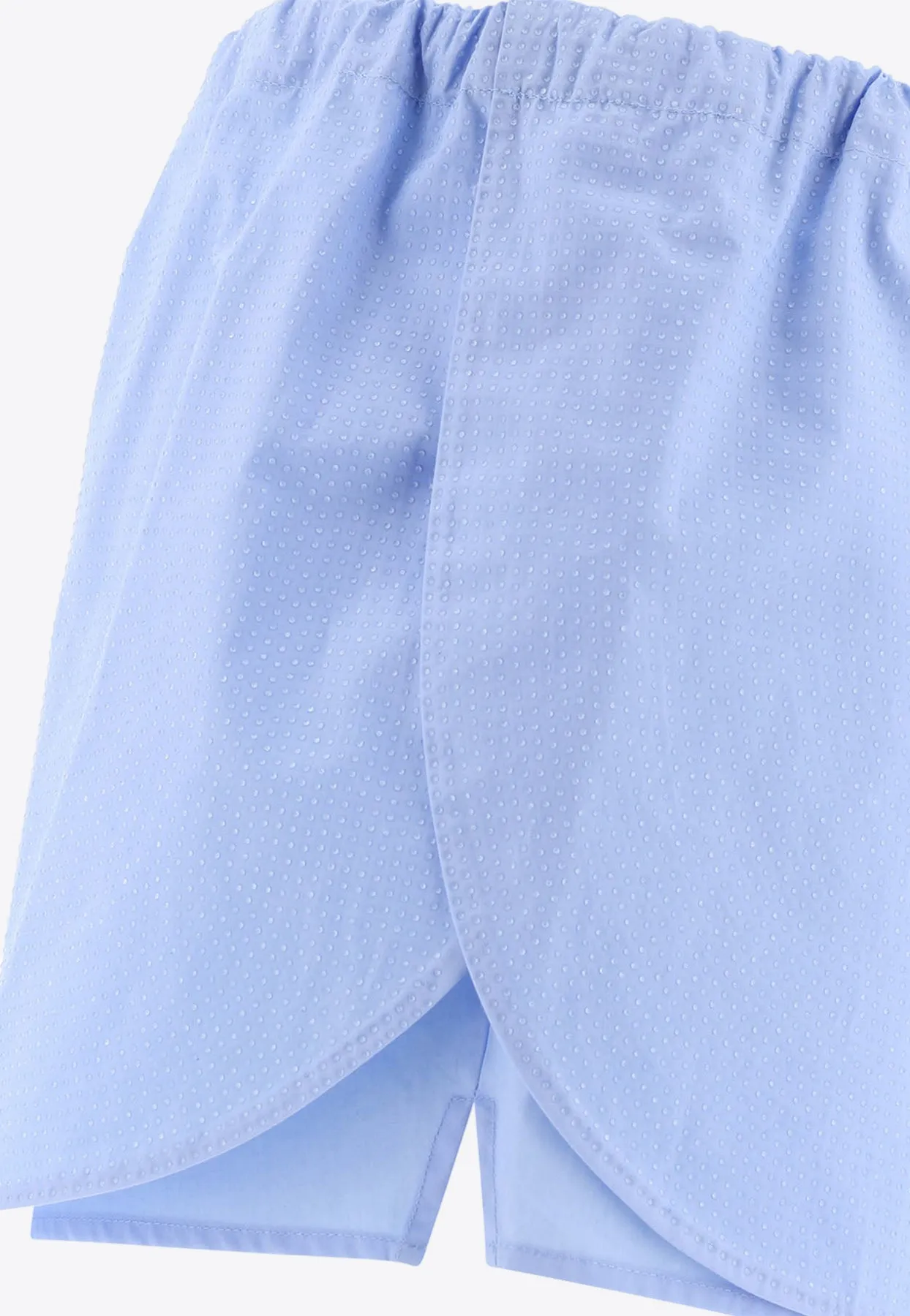 Drawstring Mini Skirt