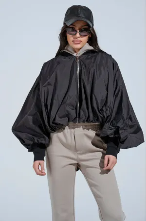DRIFTING NYLON BUBBLE BOMBER