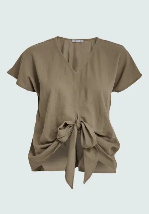 DSNatalie Blouse - Tannin Sand
